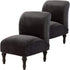 Beacon Pet Armless Chair Slipcover Stretch, Velvet Spandex Accent Chair Cover, Removable Washable Furniture Protector