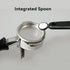 Espresso Coffee Machine Cleaning Brush, Detachable 360° Nylon Bristles Tool for Espresso Group Head