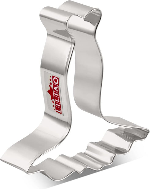LILIAO Wedding Dress Cookie Cutter - 4 x 4.3 inches, Stainless Steel