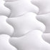 SLEEP ZONE Cooling Mattress Topper, Twin Mattress Pad, Quilted Fitted Cover, Machine Washable, Soft Fluffy Down
