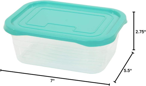 Mintra Home Storage Containers (Teal), 1.3L Capacity