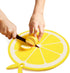 GUDEKIKL 1Pcs Fruit Shaped Plastic Cutting Board, Cartoon Lemon Pattern PP Cutting Boards, 10.75x12.2in Vegetables Chopping Board For Kitchen Household by GUEDKIKL
