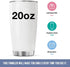 Sewing Coffee Tumbler for Women, 20 Oz Double Walled Stainless Steel Mug for Sewers, Birthday Party Gifts