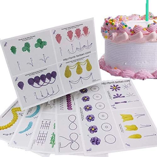 23 Sheets/Set Cake Decorating Practice Board for Cream Decorating Drawings