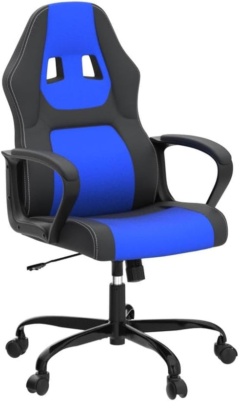 Gaming Chair PC Computer Chair Office Chair for Adult Teen Kids, Ergonomic PU Leather Gamer Chair with Lumbar Support