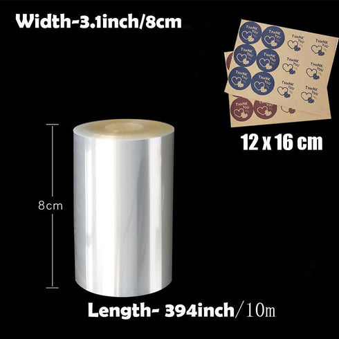 3 Pack Cake Collars 3.1 x 394inch Acetate Rolls Clear Cake Strips Transparent Mousse Cake Collar Acetate Sheet for Baking, Surrounding Edge Decorating + Bonus with Delicate Stickers by DATANYA