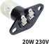 Small Microwave Oven All-in-one LED Bulbs with 2-Pin Base 230V 20W High Temp Appliance Lighting Parts