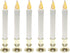 Gerson 9 Inch Battery Operated Candolier Candle Lamp with Timer, 6 Pack