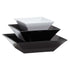G.E.T. ML-246-BK 1.6 qt. Square Bowl, Black