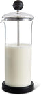 Fino Milk Frother, Tempered Glass with Non-Skid Base, 16-Ounce Capacity