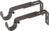Ivilon Adjustable Brackets for Curtain Rods - Set of 2 for 7/8 or 1 Inch Rods - Oil Rubbed Bronze
