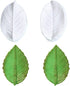 6Pcs Rose Leaves Cutter & Veiner Set, Fondant Silicone Mold for Chocolate Sugarcraft