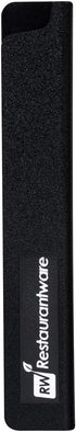 Sensei 6 x 1 Inch Knife Sleeve, 1 Knife Protector - Fits Steak Knife, Felt Lining, Black Plastic Knife Blade Guard, Durable, Cut-Proof - Restaurantware by Restaurantware
