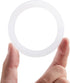 8 PCS Replacement Silicone Gasket Seal Ring - Food Grade for Aluminium Stovetop Coffee Maker Pots