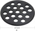 Accessories-6.5in Round cast Iron Bottom fire Grate for Big Green Egg, BBQ high Heat Charcoal Plate fit for S/Mini