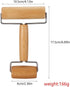 Pizza Roller Wood Dough Roller, Non Stick Baking Roller for Pizza and Bread