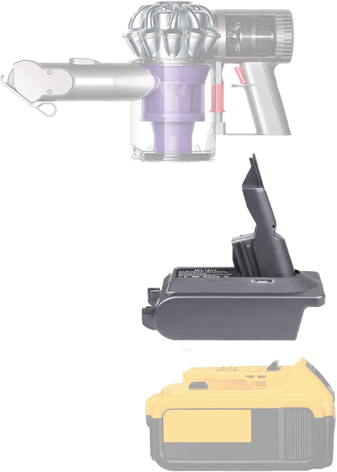 for Dyson V7 Battery Adapter Replacement, for DeWalt 20V Lithium Battery for Dyson V7 Vacuum Cleaner