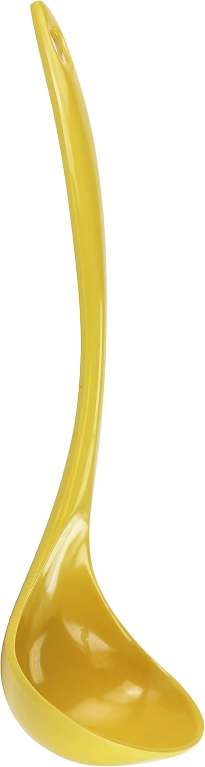 Reston Lloyd Melamine Soup Ladle, Premium Quality Kitchen Utensil, 10.5 inch, Lemon