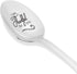 Personalized Hand Stamped Teaspoon Gift - I am Thankful for You, Inspirational Saying, Thanksgiving Gift