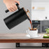 1500ml, 50oz, Stainless Steel French Press Coffee Maker Black Double-Wall Insulated Large French Coffee Press