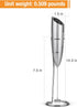 SIMPLETaste Milk Frother Handheld Electric Foam Maker | Drink Mixer with Stainless Steel Whisk and Stand
