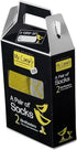 Yellow Finch Sock Feeders - Pair of Socks, 2pk, Seed-Filled All-Season Feeders, 24oz Total