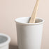 Gaolinci 2 5 Oz Pcs Simple White Ceramic Mouthwash Cups, Bathroom Brushing Cup