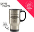 SPREADPASSION Dear Sister Tumbler, Stainless Steel Novelty Tumbler, 14 Oz Hot Tea Travel Tumbler, Gift Idea