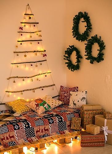 Brightown 12 Pack LED Fairy Lights - Battery Operated String Lights, 7ft 20LED Waterproof Silver Wire
