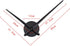 Timelike 3D DIY Wall Clock, 1M Modern Frameless Large 3D DIY Wall Clock Kit Decoration for Home Living Room Bedroom