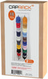 Perfect Curve CapRack, Over-The-Door Hat Organizer for Baseball Caps, Holds 18-36 Caps, Black