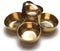 Brass Chowmukh Haldi Kumkum Holder Stand, 4 Bowl Holder for Puja Prayer Accessories, Indian Traditional