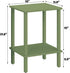 2-Tier TB01BOG034 TUTOTAK End Table, Side Table, Nightstand, Storage Shelf, Sofa Side Table for Small Space, Living
