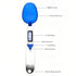 Yoidesu Digital Kitchen Scale, Electronic Gram Measuring Spoon, 500g/0.1g Blue Cute Weight Scale Spoon
