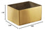 American Metalcraft GSPH4 Rectangular Gold Sugar Packet Holder, Satin Finish, 2-3/4 inches L