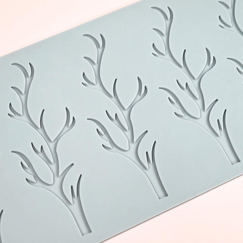TUKE Tuile Mold 3D Branch Molds, Silicone Fondant Molds for Baking, Polymer Clay, Sugar Craft Dessert Cupcake Decorating