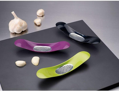 Joseph Joseph Garlic Rocker Crusher Mincer Press, Plastic, Green