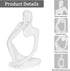 Sandstone Resin Thinker Style Abstract Sculpture Statue Collectible Figurines Home Office Bookshelf Desktop Decor