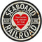 Sylty Reproduction Aged Seaboard Railroad Sign - Retro Metal Tin Sign for Dad Garage Man Cave, 12X12 Inch