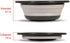Glad Large Mixing Bowl Collapsible - 5.5L, Foldable Plastic & Rubber Container with Handles, Gray