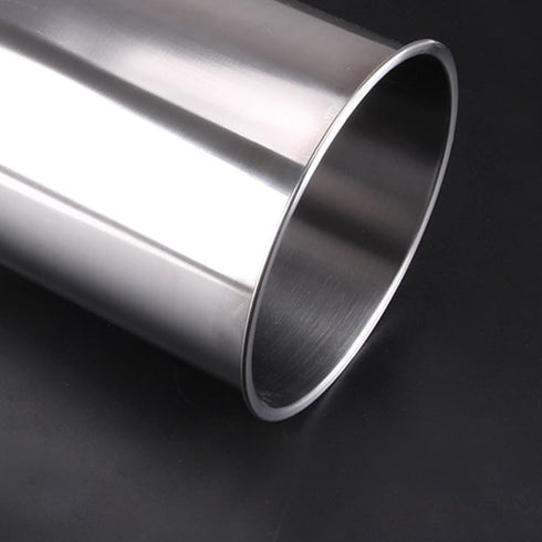 Stainless Steel Wine Cooler Bucket, Wine Bottle Chiller Ice Bucket (2.5L/Silver)