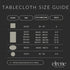 Elrene Home Fashions Caiden Elegance Damask Tablecloth, Waterproof, Stain & Wrinkle Resistant, 52" x 52" Taupe