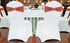 25 VDS - Terracotta | Spandex Chair Sashes Bows | PCS | Stretch Elastic Banquet Universal Folding Chair Band Tie