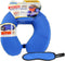 Cloudz Memory Foam Neck Pillow with Sleep Mask, Sporty Blue/Black Plush