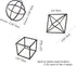 6 ZOOELAY Small Air Plant Holders Stand Black Airplants Rack Planters Metal Air Fern Plant Display Cage Geometric