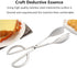 Stainless Steel Buffet Tongs Set of 2, 10.3'