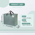 VENO 4 Pack Storage Moving Bags, 22 Gallon Light Green Organizer Tote with Zipper for Clothes, Bedding, Comforters