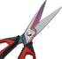 LIVINGO Sharp Kitchen Scissors for Food, Titanium Coated Forged Stainless Steel Heavy Duty Shears, 9 Inches