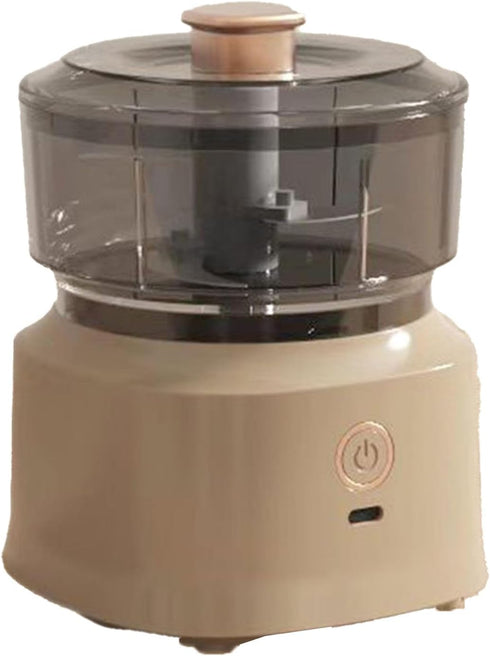 Electric Food Chopper with Multifunctional Stainless Steel Blades, Food Processor for Baby Food, Meat, Vegetables (Dark
