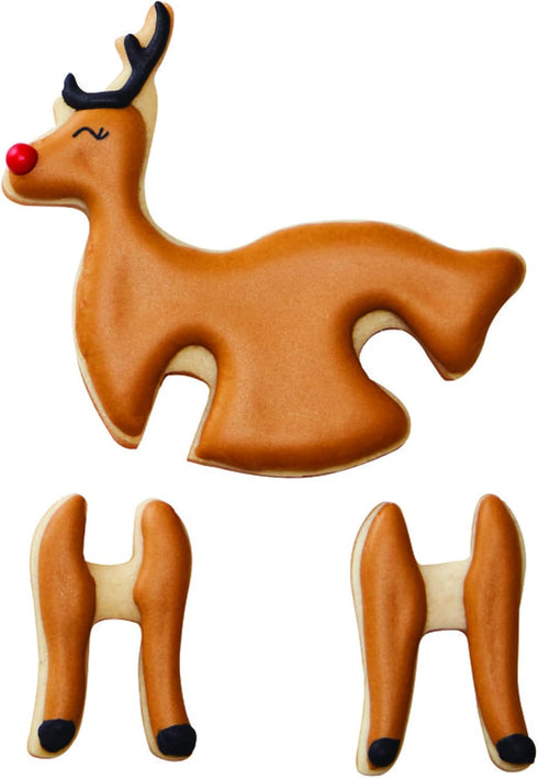 Chicago Metallic Christmas Tree 3D Cookie Cutter Set - 12-Piece, Silver
